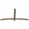 Ekena Millwork Bellingham Rough Sawn Timber Gable Bracket, Douglas Fir, 72"W x 39"H x 2"D x 4"F, 13/12 Pitch GBW072X39X0204BEL00RDF - alternate 3